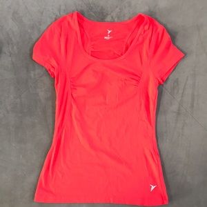 Ladies Old Navy XS red exercise Top